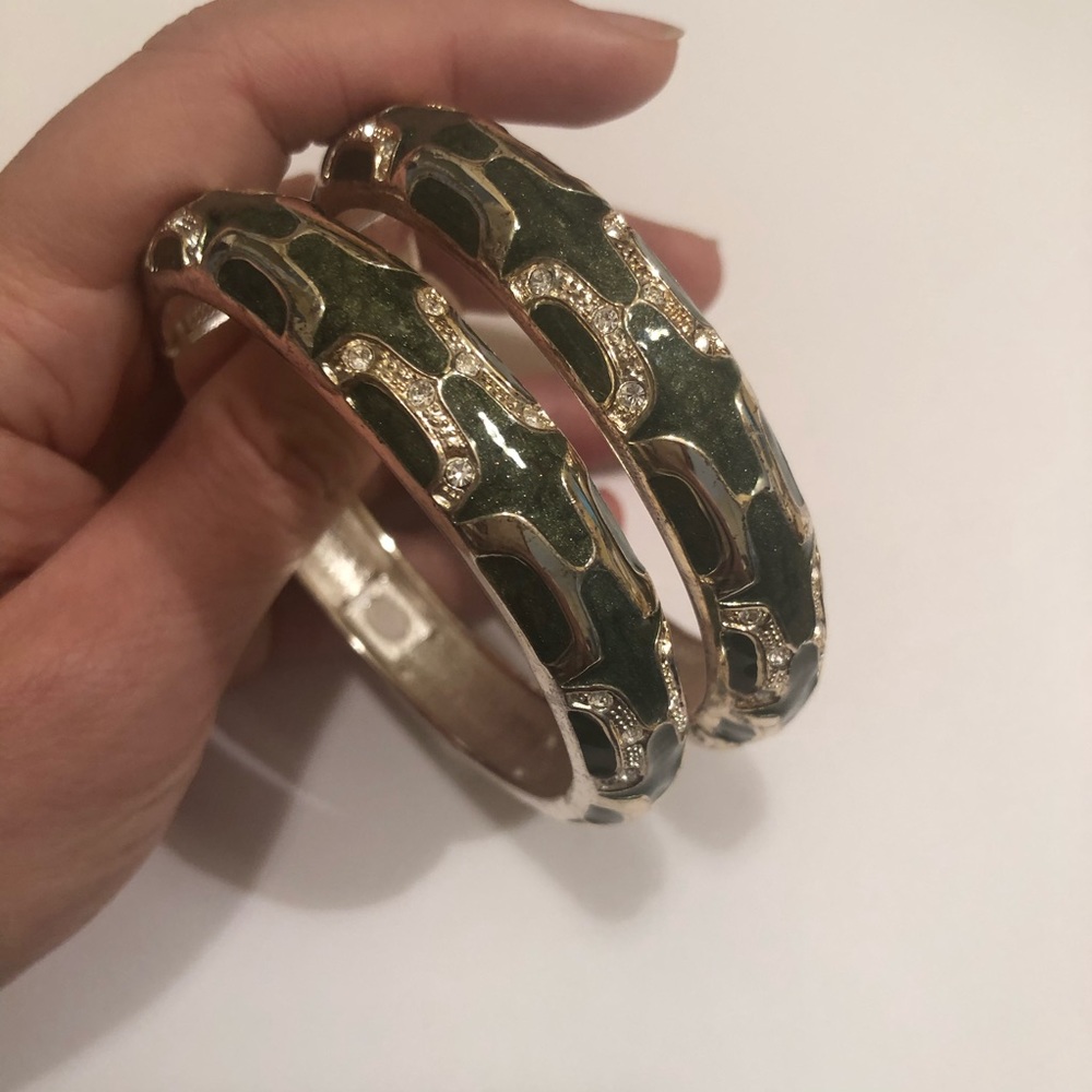 Two Green Bangles - image 2